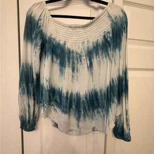 Billabong blue Tie-Dye Blouse